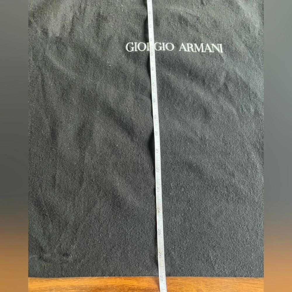 Giorgio Armani Designer Dust Bag with Drawstring Closure – 27x23” XL Black - Picture 3 of 6